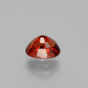 Grenat Spessartite Rouge orange naturelle Coupe ovale, 1.58 ct, VS