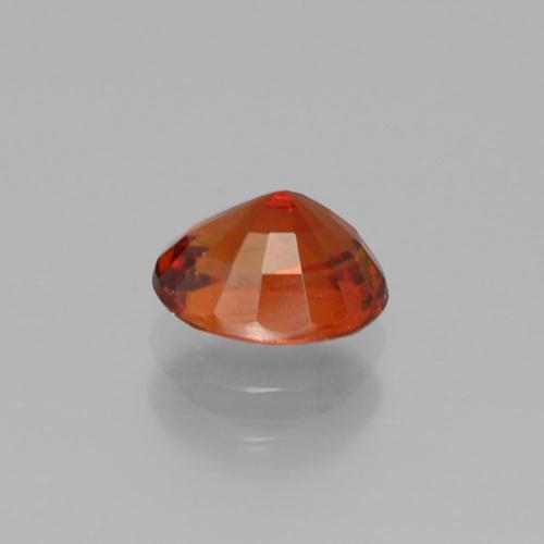 Grenat spessartite rouge naturelle coupe ovale, 1,22 ct, VVS-VS