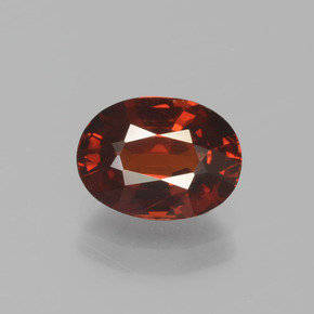 Grenat Spessartite Rouge sang profond naturelle Coupe ovale, 1.92 ct, VS