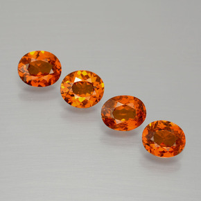 Achetez naturel 2.33ct Ambre orange Grenat Spessartite gems, Coupe ovale, En provenance Mozambique chez GemSelect. En stock, livraison internationale!