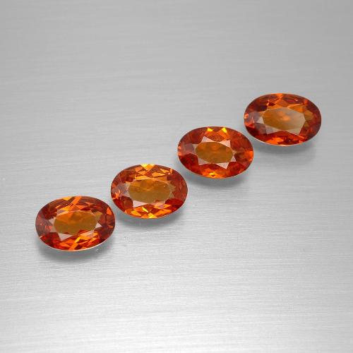 Achetez naturel 2.28ct Orange rougeâtre Grenat Spessartite gems, Coupe ovale, En provenance Mozambique chez GemSelect. En stock, livraison internationale!