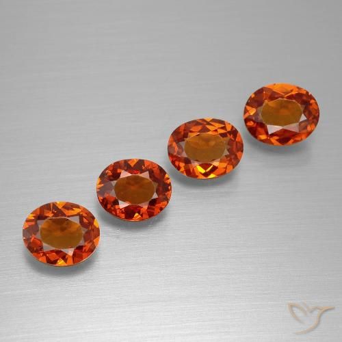Achetez naturel 2,95ct orange grenat spessartite gems, coupe ovale, en provenance mozambique chez gemselect. en stock, livraison internationale!