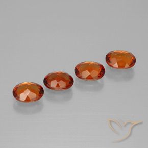 Achetez naturel 2,95ct orange grenat spessartite gems, coupe ovale, en provenance mozambique chez gemselect. en stock, livraison internationale!