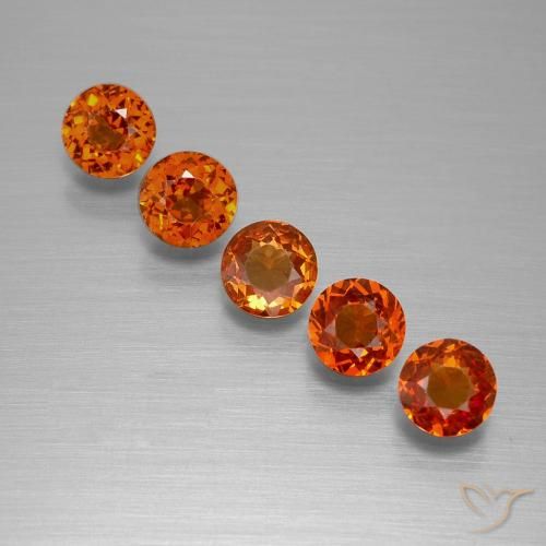 1.71ctw Naturel Rouge moyen Grenat Spessartite, Tour, VS