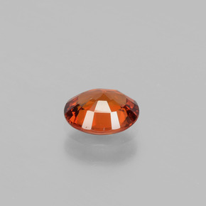 Grenat Spessartite Orange naturelle Coupe ovale, 0.77 ct, VVS