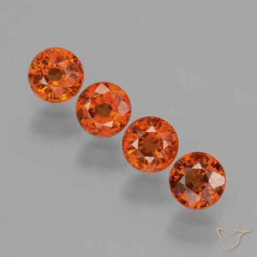 1.97ctw Naturel Rouge moyen Grenat Spessartite, Tour, VS