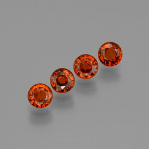 Achetez naturel 1,89ct rouge grenat spessartite gems, coupe roude, en provenance mozambique chez gemselect. en stock, livraison internationale!