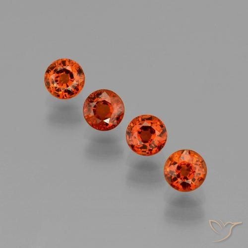 1.97ctw Naturel Orange moyen Grenat Spessartite, Tour, VVS-VS