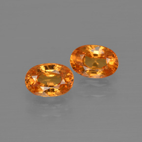 Achetez naturel ct orange grenat spessartite gems, coupe ovale, en provenance mozambique chez gemselect. en stock, livraison internationale!