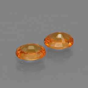 Achetez naturel ct orange grenat spessartite gems, coupe ovale, en provenance mozambique chez gemselect. en stock, livraison internationale!