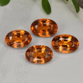 Achetez naturel 2,95ct orange grenat spessartite gems, coupe ovale, en provenance mozambique chez gemselect. en stock, livraison internationale!