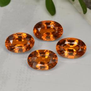 Achetez naturel 2,95ct orange grenat spessartite gems, coupe ovale, en provenance mozambique chez gemselect. en stock, livraison internationale!