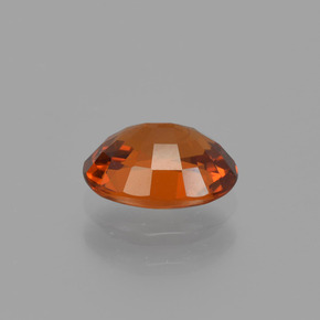 Grenat Spessartite Rouge feu naturelle Coupe ovale, 1.11 ct, VS
