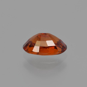 Grenat Spessartite Rouge orange naturelle Coupe ovale, 1.00 ct, VS