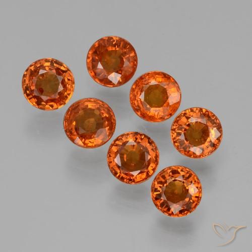 2.71ctw Naturel Orange feu Grenat Spessartite, Tour, VS