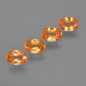 Achetez naturel ct orange grenat spessartite gems, coupe ovale, en provenance mozambique chez gemselect. en stock, livraison internationale!