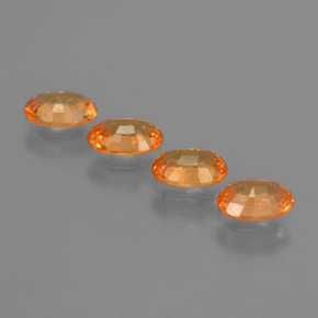 Achetez naturel ct orange grenat spessartite gems, coupe ovale, en provenance mozambique chez gemselect. en stock, livraison internationale!