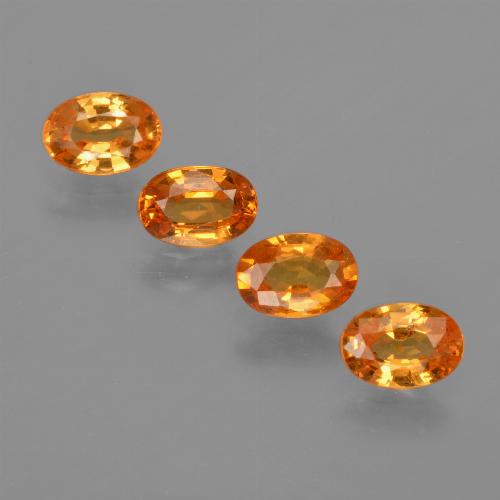 Achetez naturel 2.51ct Orange vif Grenat Spessartite gems, Coupe ovale, En provenance Mozambique chez GemSelect. En stock, livraison internationale!