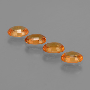 Achetez naturel 2.51ct Orange vif Grenat Spessartite gems, Coupe ovale, En provenance Mozambique chez GemSelect. En stock, livraison internationale!