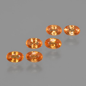 Achetez naturel 2,40ct orange grenat spessartite gems, coupe ovale, en provenance mozambique chez gemselect. en stock, livraison internationale!