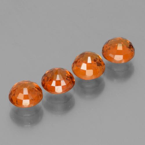 Achetez naturel 2,49ct orange grenat spessartite gems, coupe roude, en provenance mozambique chez gemselect. en stock, livraison internationale!