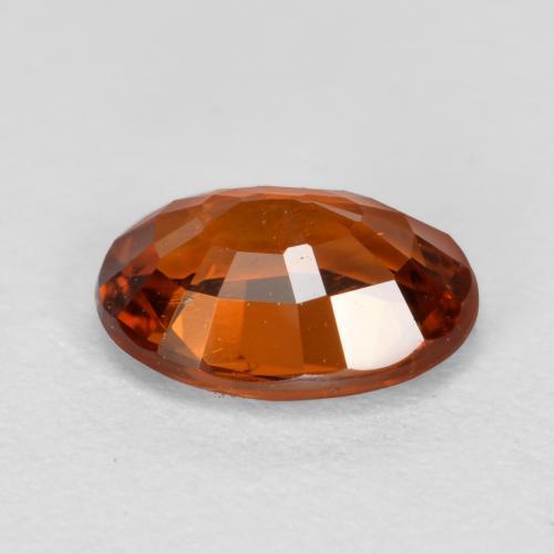Grenat spessartite orange naturelle coupe ovale, 1,02 ct, VS-SI