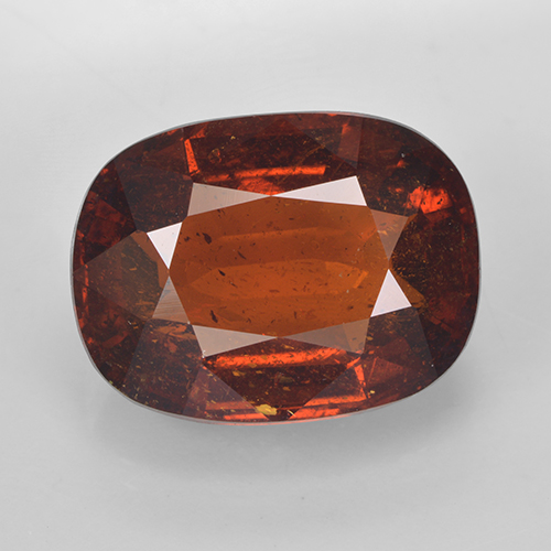 Grenat Spessartite Orange rougeâtre naturelle Coupe coussin, 11.03 ct, SI