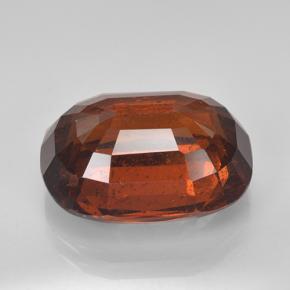 Grenat Spessartite Orange rougeâtre naturelle Coupe coussin, 11.03 ct, SI