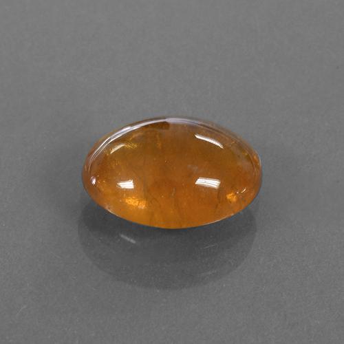 Grenat Spessartite Ambre orange naturelle Coupe ovale, 3.03 ct, Translucide