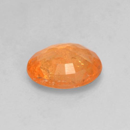 Grenat spessartite orange naturelle coupe ovale, 0,94 ct, VS-SI