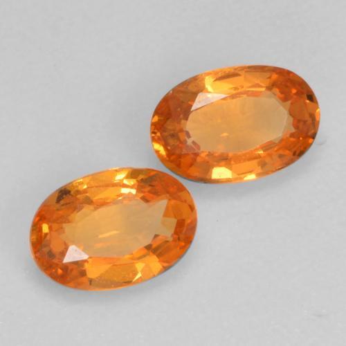 Achetez naturel 0,93ct orange grenat spessartite gems, coupe ovale, en provenance mozambique chez gemselect. en stock, livraison internationale!