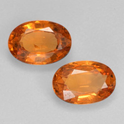 Achetez naturel 1,10ct orange grenat spessartite gems, coupe ovale, en provenance mozambique chez gemselect. en stock, livraison internationale!