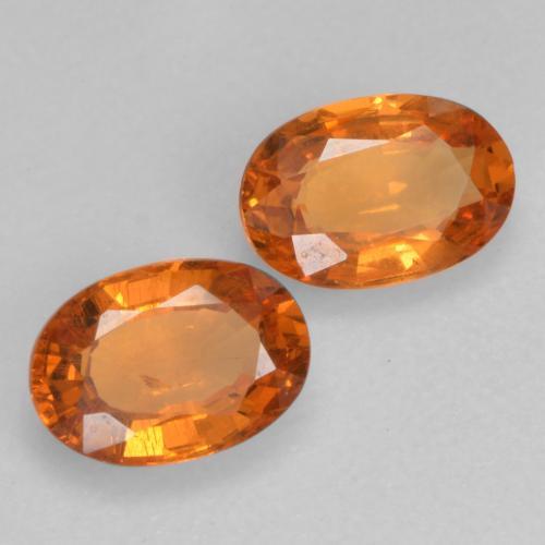 Achetez naturel 1,10ct orange grenat spessartite gems, coupe ovale, en provenance mozambique chez gemselect. en stock, livraison internationale!