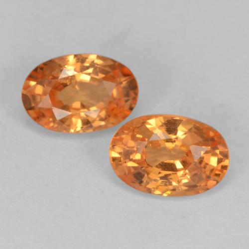 Achetez naturel 1.36ct Ambre orange Grenat Spessartite gems, Coupe ovale, En provenance Mozambique chez GemSelect. En stock, livraison internationale!