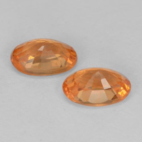 Achetez naturel 1.36ct Ambre orange Grenat Spessartite gems, Coupe ovale, En provenance Mozambique chez GemSelect. En stock, livraison internationale!