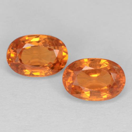 Achetez naturel 1,42ct orange grenat spessartite gems, coupe ovale, en provenance mozambique chez gemselect. en stock, livraison internationale!