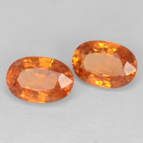 Achetez naturel 1,42ct orange grenat spessartite gems, coupe ovale, en provenance mozambique chez gemselect. en stock, livraison internationale!