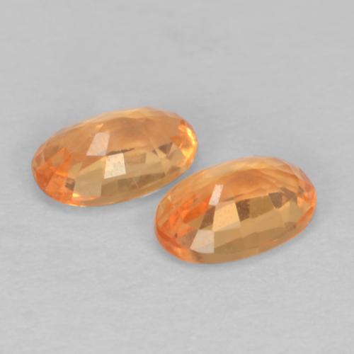 Achetez naturel 0,64ct orange grenat spessartite gems, coupe ovale, en provenance mozambique chez gemselect. en stock, livraison internationale!