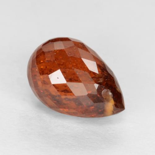 Grenat Spessartite Ambre orange naturelle Briolette, 2.14 ct, SI
