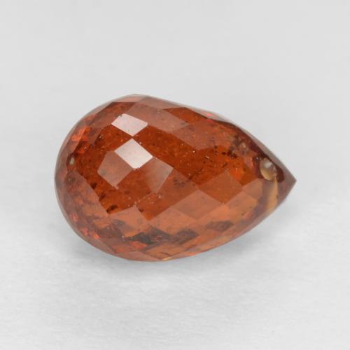 Grenat Spessartite Ambre orange naturelle Briolette, 2.14 ct, SI