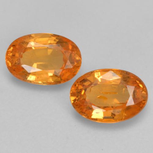Achetez naturel 1,19ct orange grenat spessartite gems, coupe ovale, en provenance mozambique chez gemselect. en stock, livraison internationale!