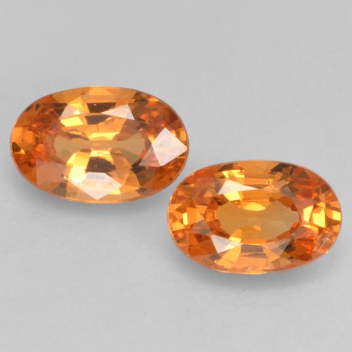 Achetez naturel 1,11ct orange grenat spessartite gems, coupe ovale, en provenance mozambique chez gemselect. en stock, livraison internationale!