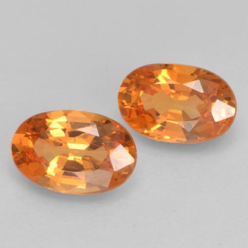 Achetez naturel 1,11ct orange grenat spessartite gems, coupe ovale, en provenance mozambique chez gemselect. en stock, livraison internationale!