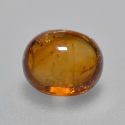 Grenat Spessartite Orange terre naturelle Coupe ovale, 1.62 ct, Transparent