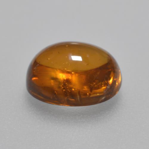 Grenat Spessartite Orange terre naturelle Coupe ovale, 1.62 ct, Transparent