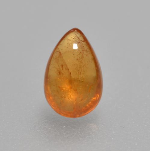 Grenat Spessartite Orange moyen naturelle En forme de poire, 0.56 ct, Transparent