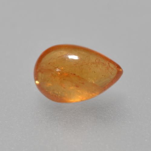 Grenat Spessartite Orange moyen naturelle En forme de poire, 0.56 ct, Transparent