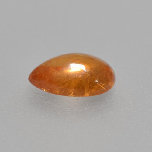 Grenat Spessartite Orange moyen naturelle En forme de poire, 0.56 ct, Transparent