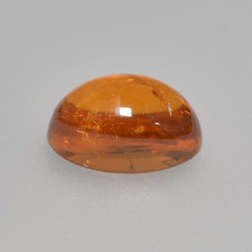 Grenat Spessartite Orange moyen naturelle Coupe ovale, 0.97 ct, Transparent