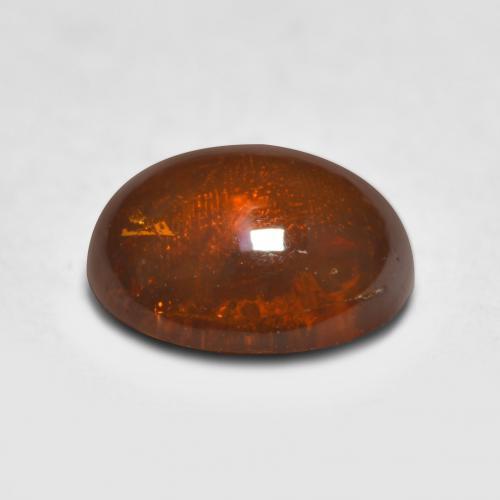Grenat Spessartite Orange foncé naturelle Coupe ovale, 0.96 ct, Translucide